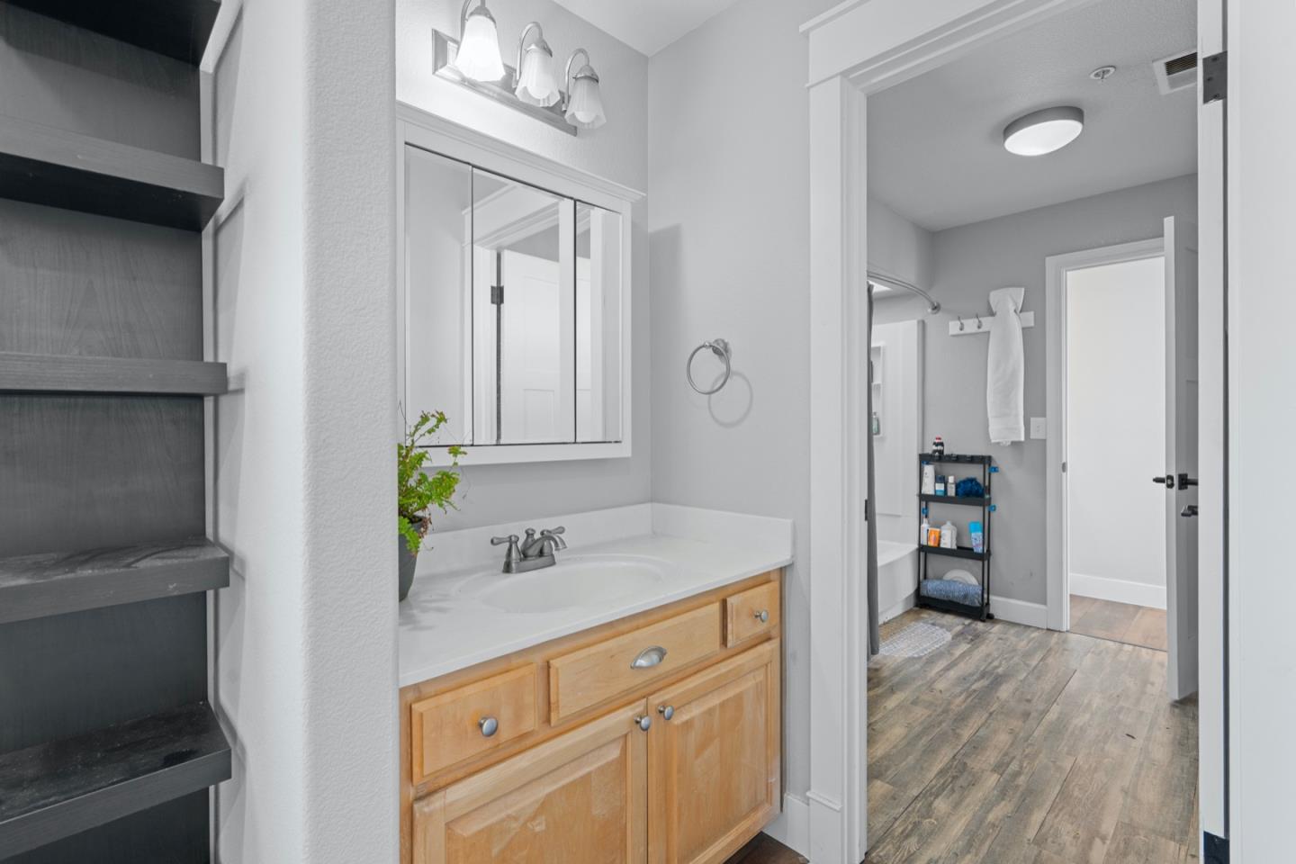 16935 Pine Way Morgan Hill, CA 95037 - Photo 26 of 50 a view of bathroom with a sink mirror and window
