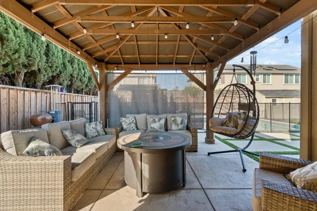 a view of a couches in the patio