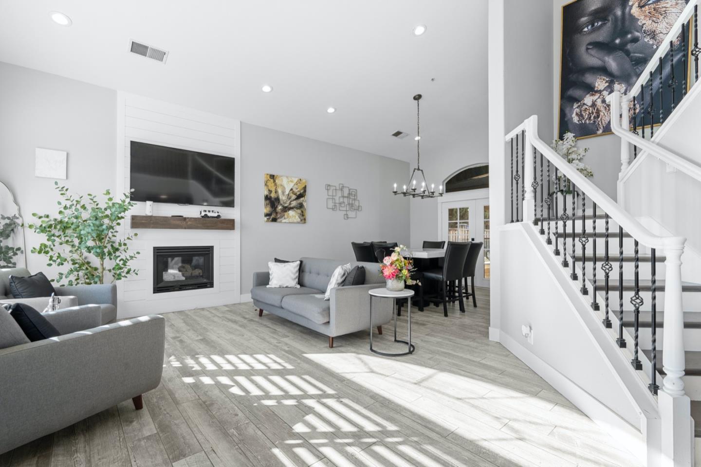 16935 Pine Way Morgan Hill, CA 95037 - Photo 5 of 50 a living room with furniture fireplace and flat screen tv