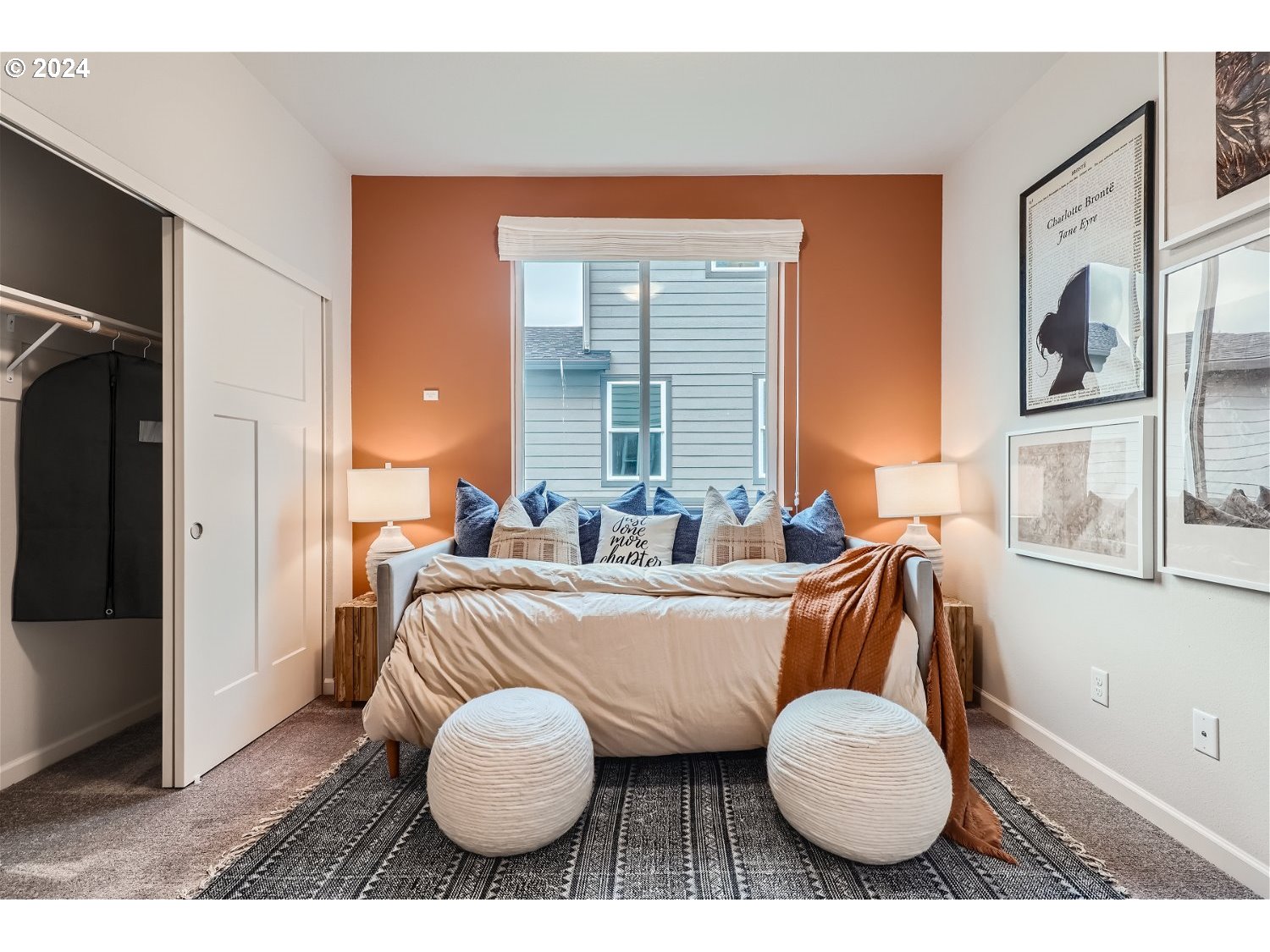 5435 North 87th Avenue Camas, WA 98607 - Photo 13 of 16 a living room with furniture a large window and a dining table