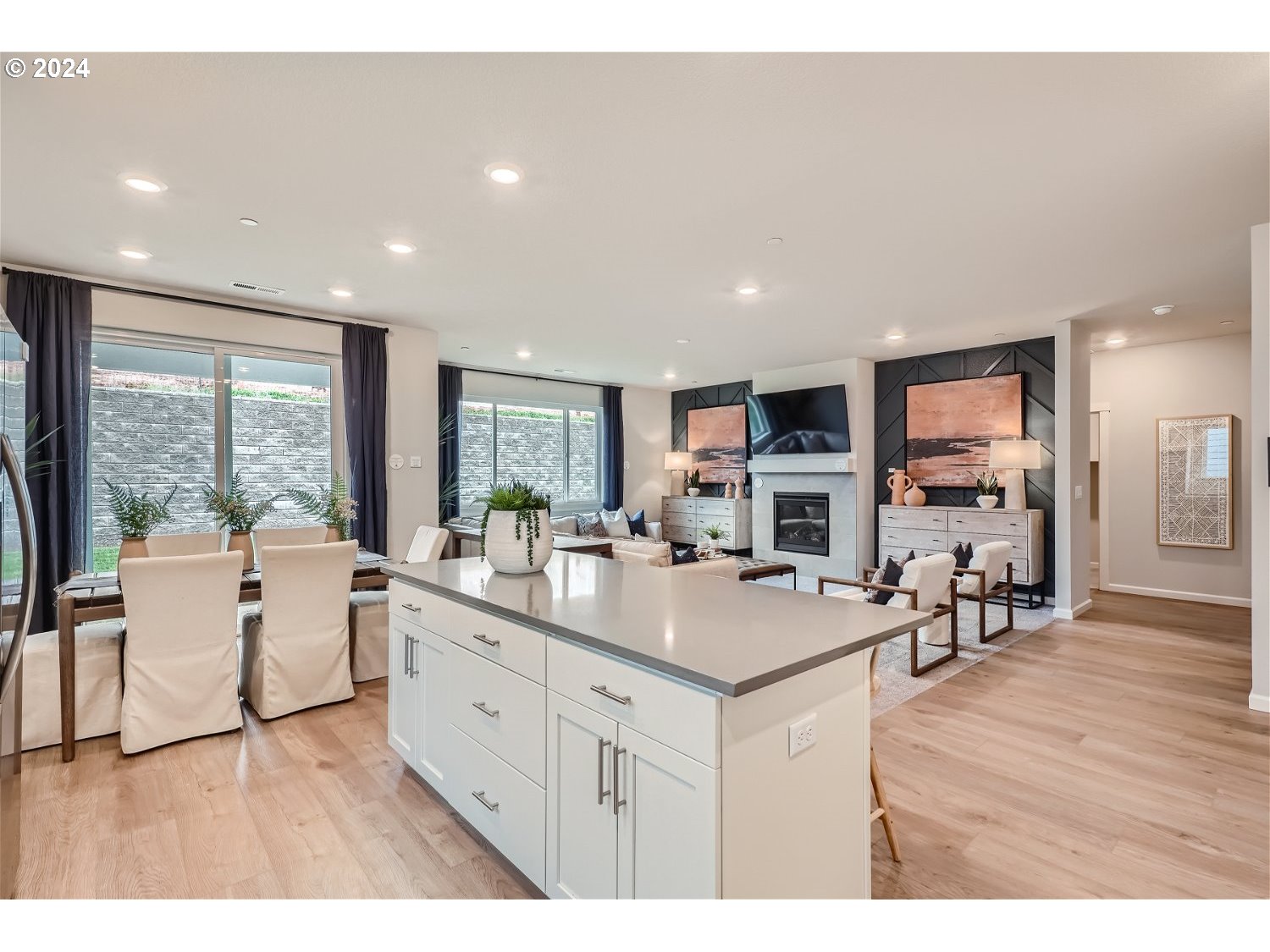 5435 North 87th Avenue Camas, WA 98607 - Photo 8 of 16 a kitchen with a sink stove and wooden floor