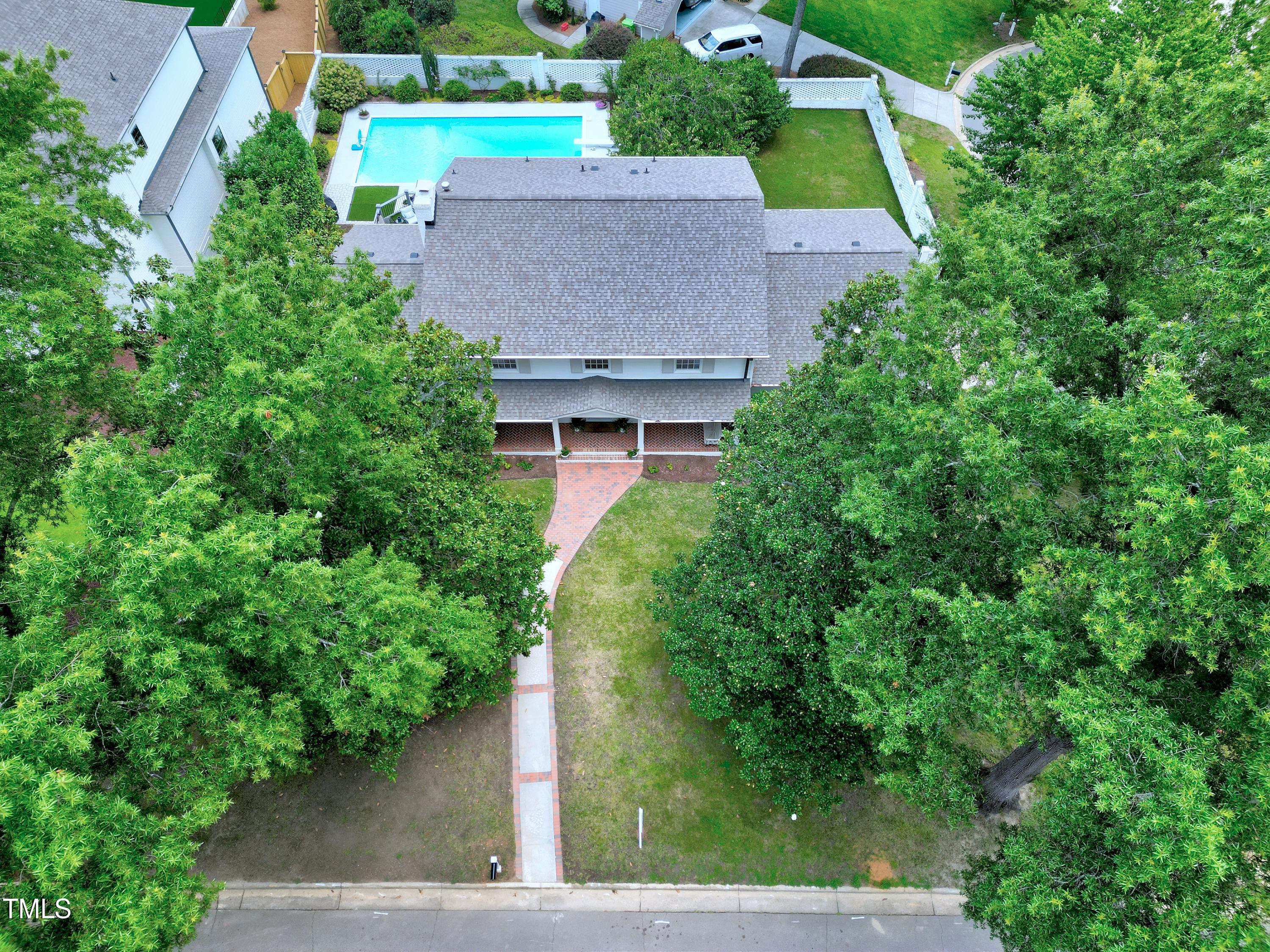 1413 Pony Run Road Raleigh, NC 27615 - Photo 62 of 70 Aerial-2
