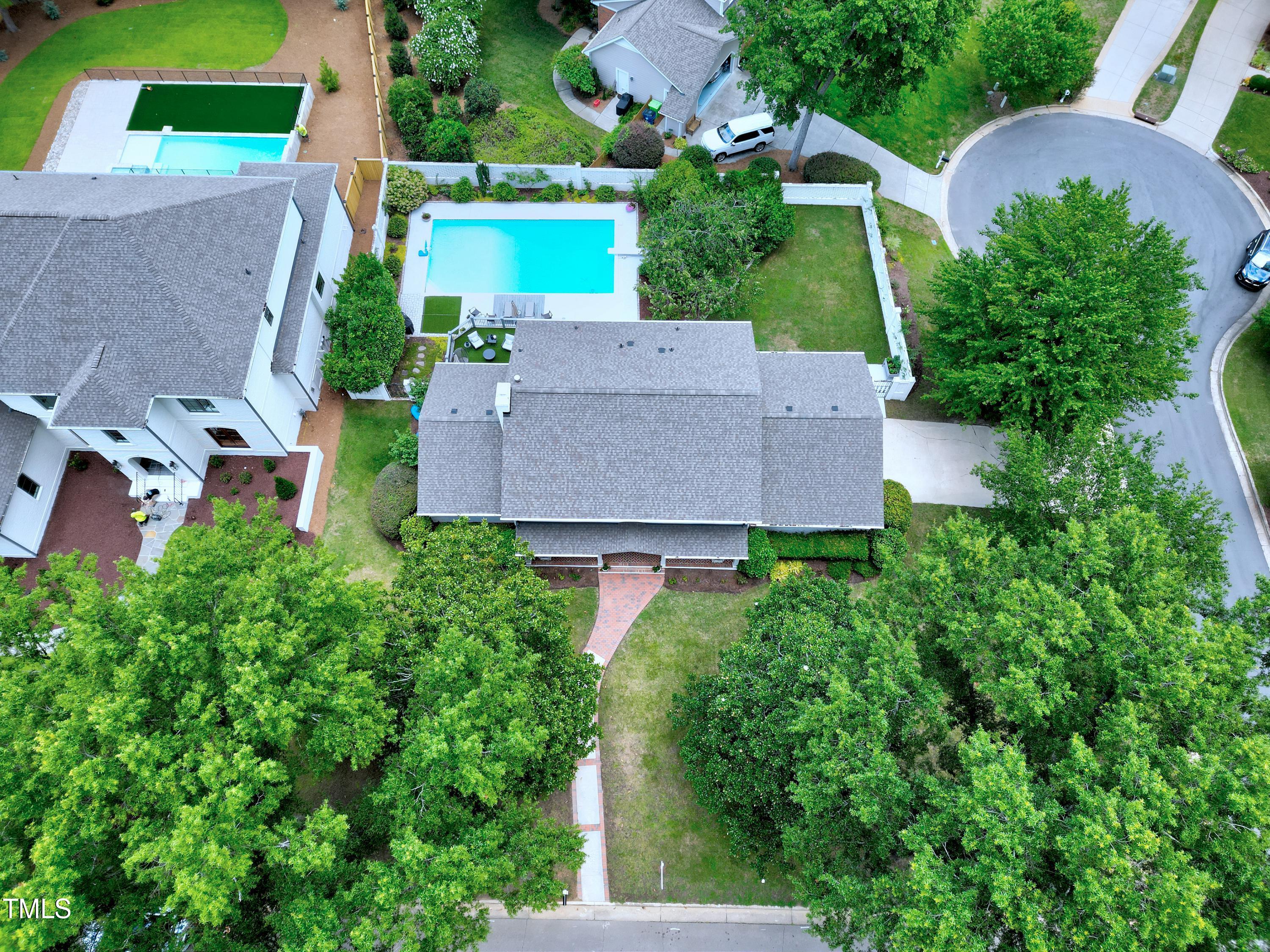1413 Pony Run Road Raleigh, NC 27615 - Photo 63 of 70 Aerial-3
