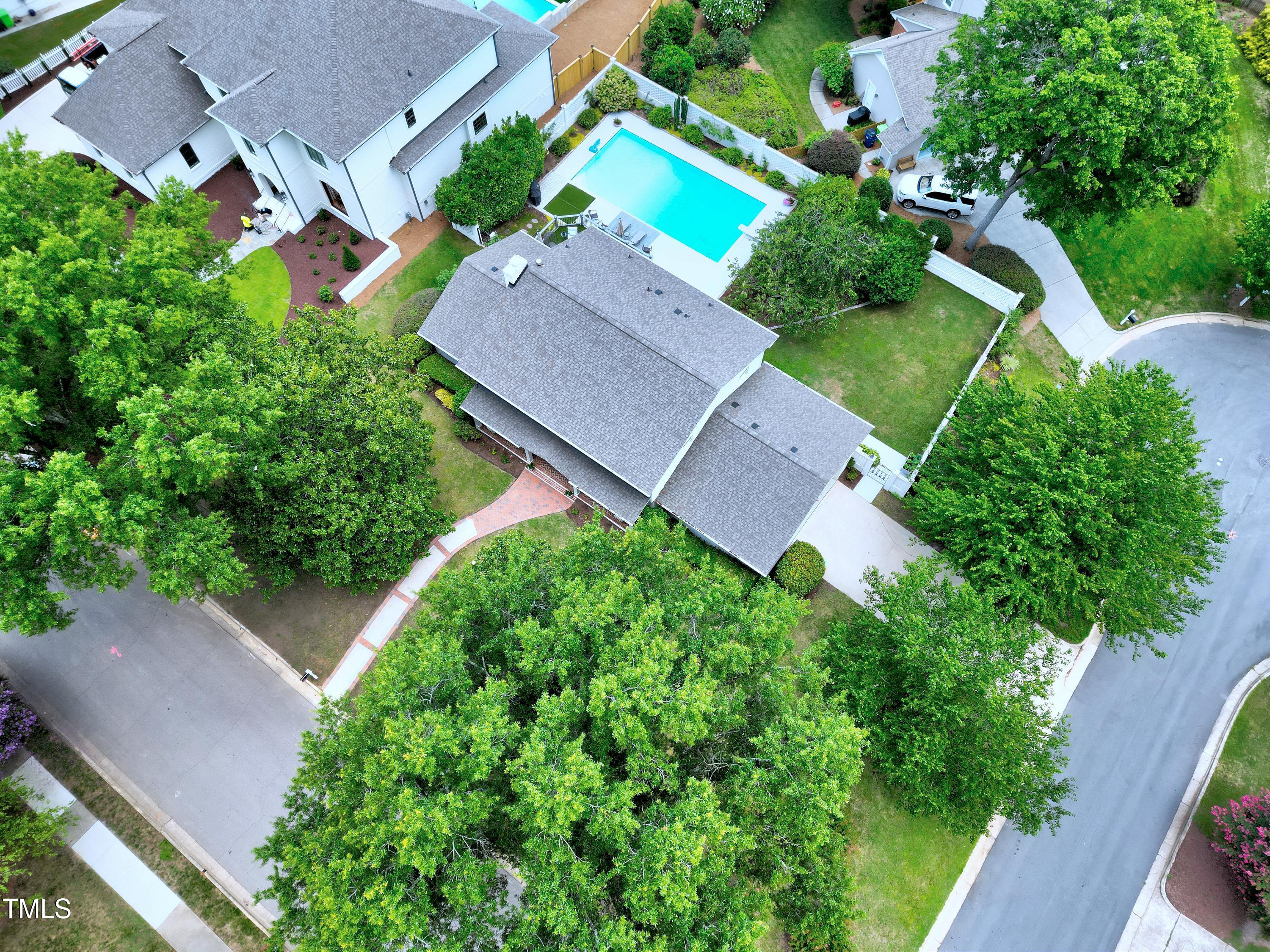 1413 Pony Run Road Raleigh, NC 27615 - Photo 64 of 70 Aerial-4