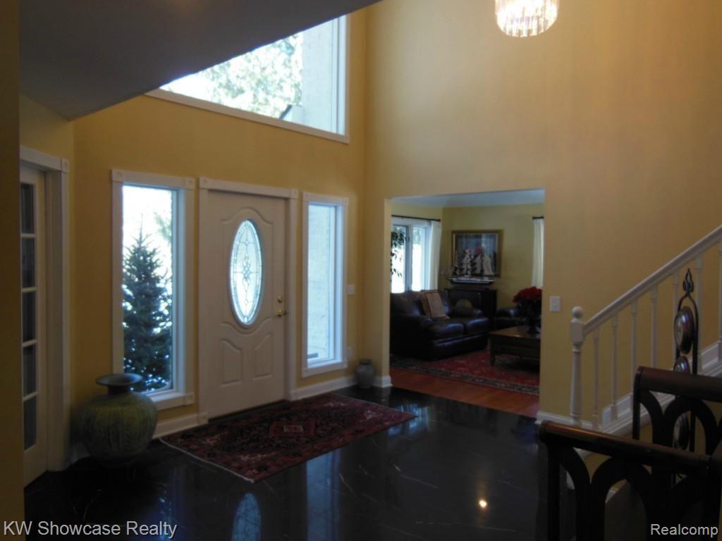 2180 Bass Lake Road Commerce Township, MI 48382 - Photo 2 of 25 Huge Marble Foyer