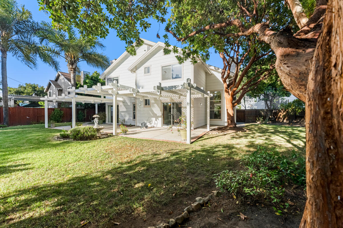 5019 Whitney Court Santa Barbara, CA 93111 - Photo 30 of 34 a front view of a house with a yard