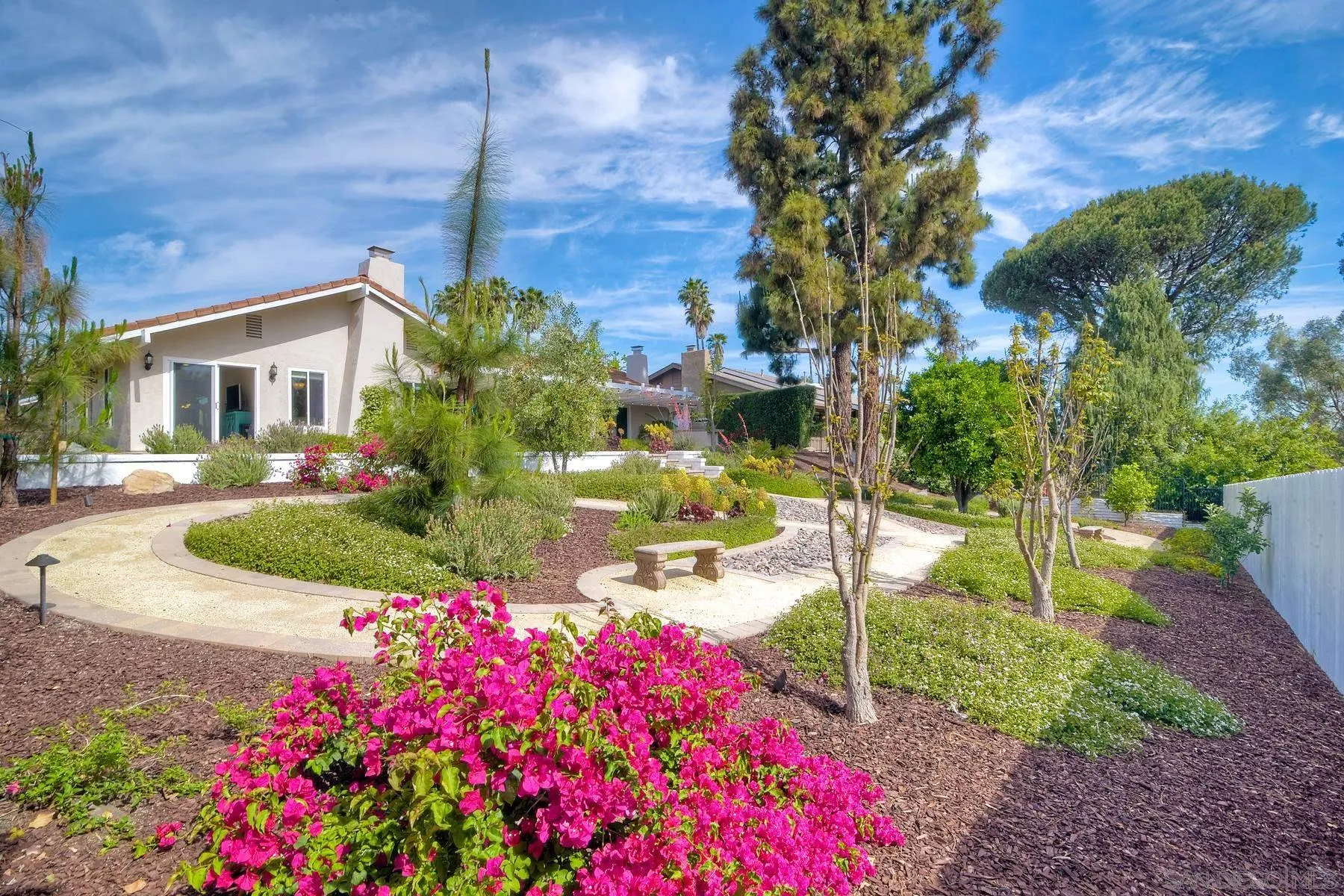 17533 St Andrews Drive Poway, CA 92064 - Photo 37 of 56 a view of a house with a yard and garden