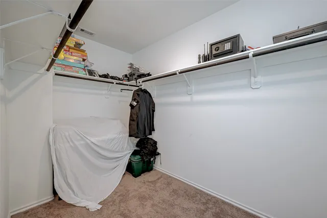 a view of walk in closet