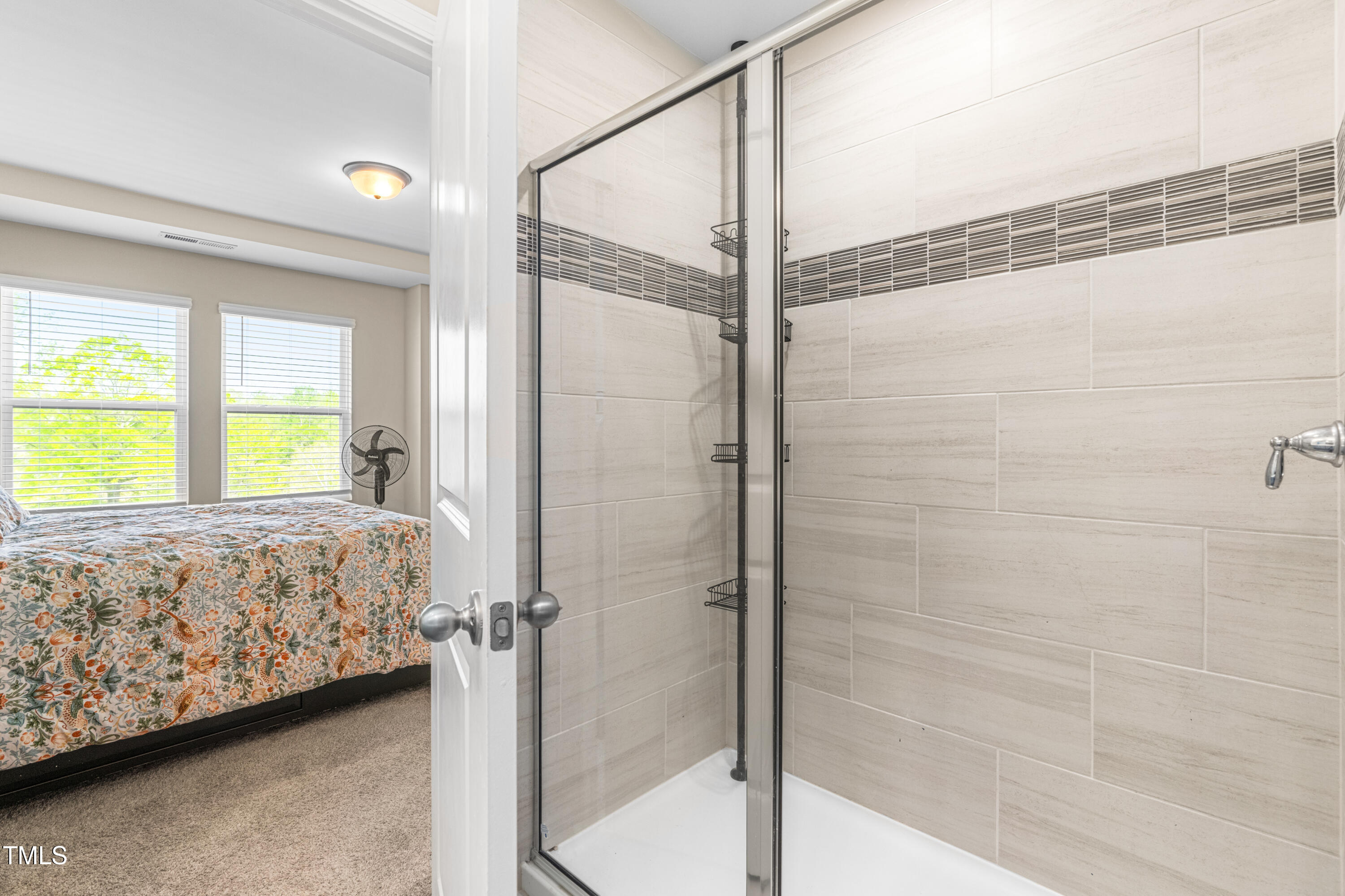 413 Diversity Way Raleigh, NC 27610 - Photo 21 of 50 Primary bath - walk in tiled shower