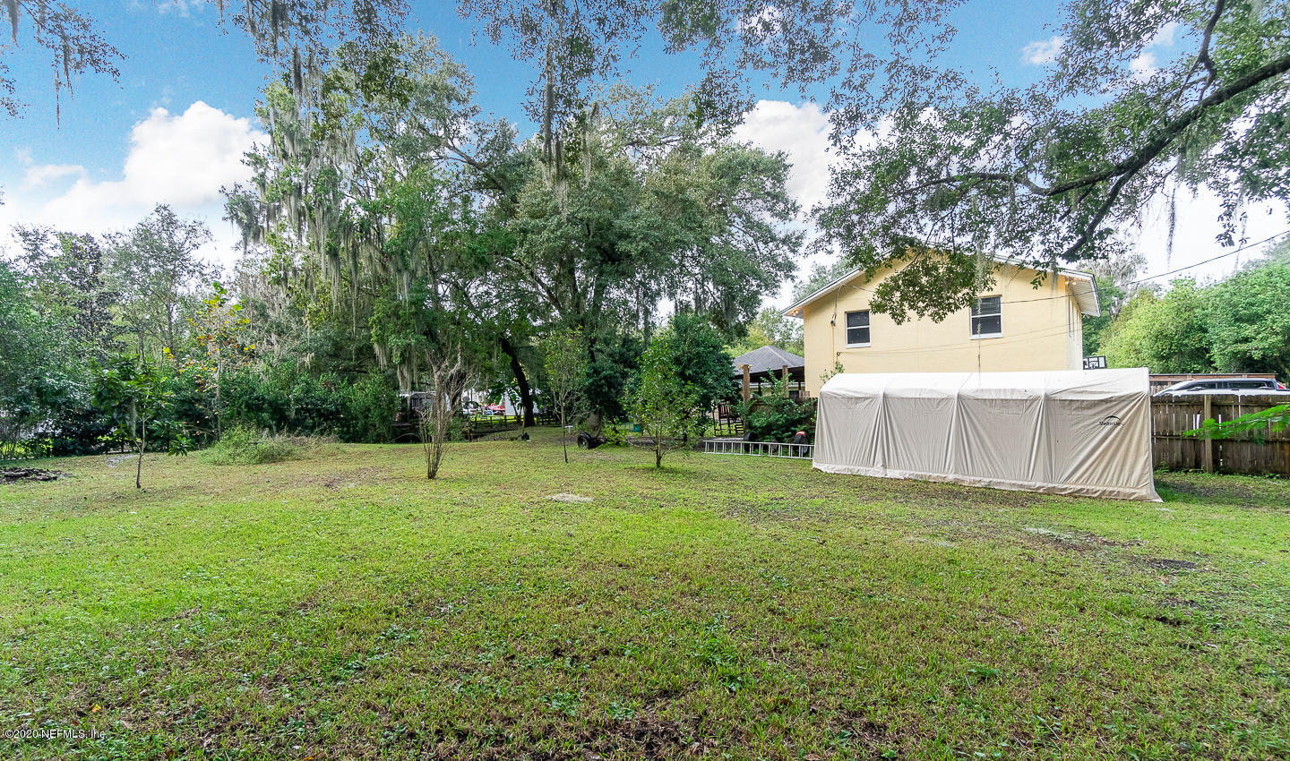 8145 Wendover Road St. Augustine, FL 32092 - Photo 25 of 55 a view of backyard with green space