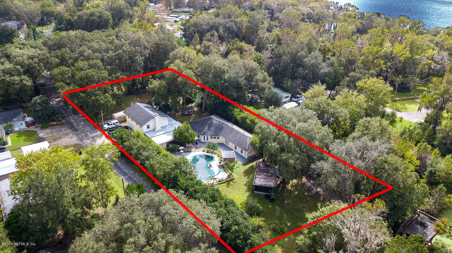 8145 Wendover Road St. Augustine, FL 32092 - Photo 3 of 55 Aerial looking SW