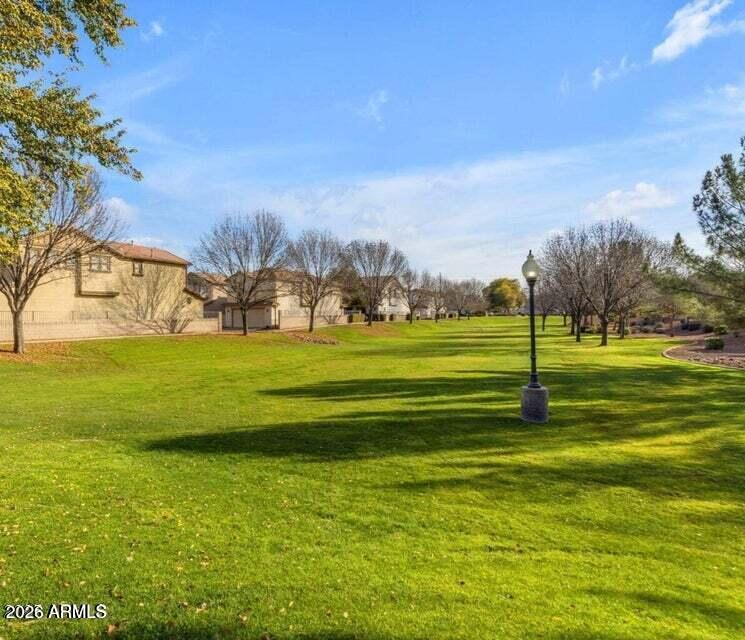 3832 East Jasper Drive Gilbert, AZ 85296 - Photo 42 of 43 a view of a big yard with a fountain