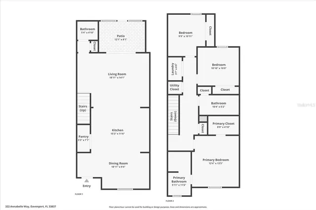 $2,150 | 322 Annabelle Way, Davenport, FL 33837