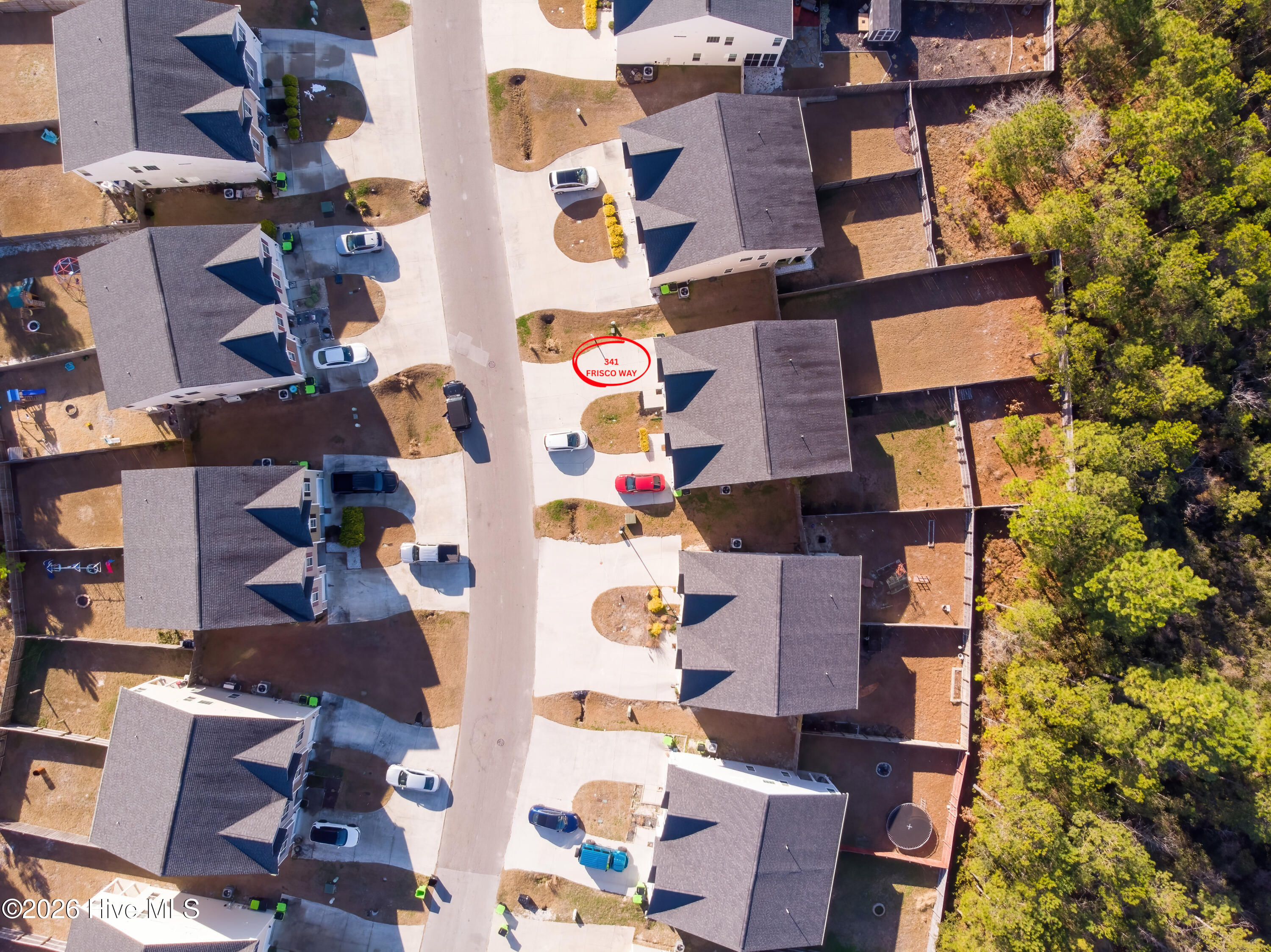 341 Frisco Way Holly Ridge, NC 28445 - Photo 55 of 61 Aerial