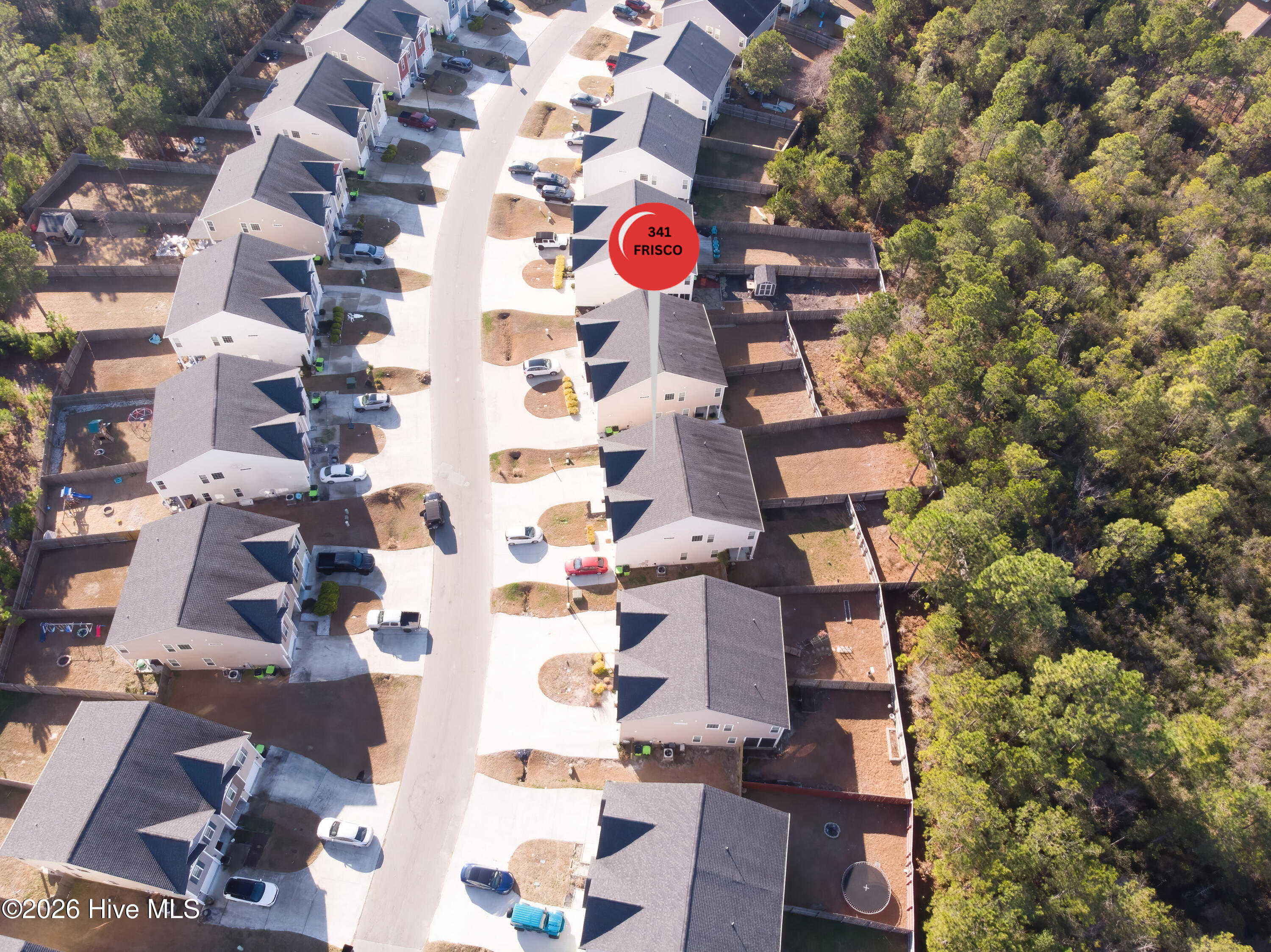 341 Frisco Way Holly Ridge, NC 28445 - Photo 56 of 61 Aerial