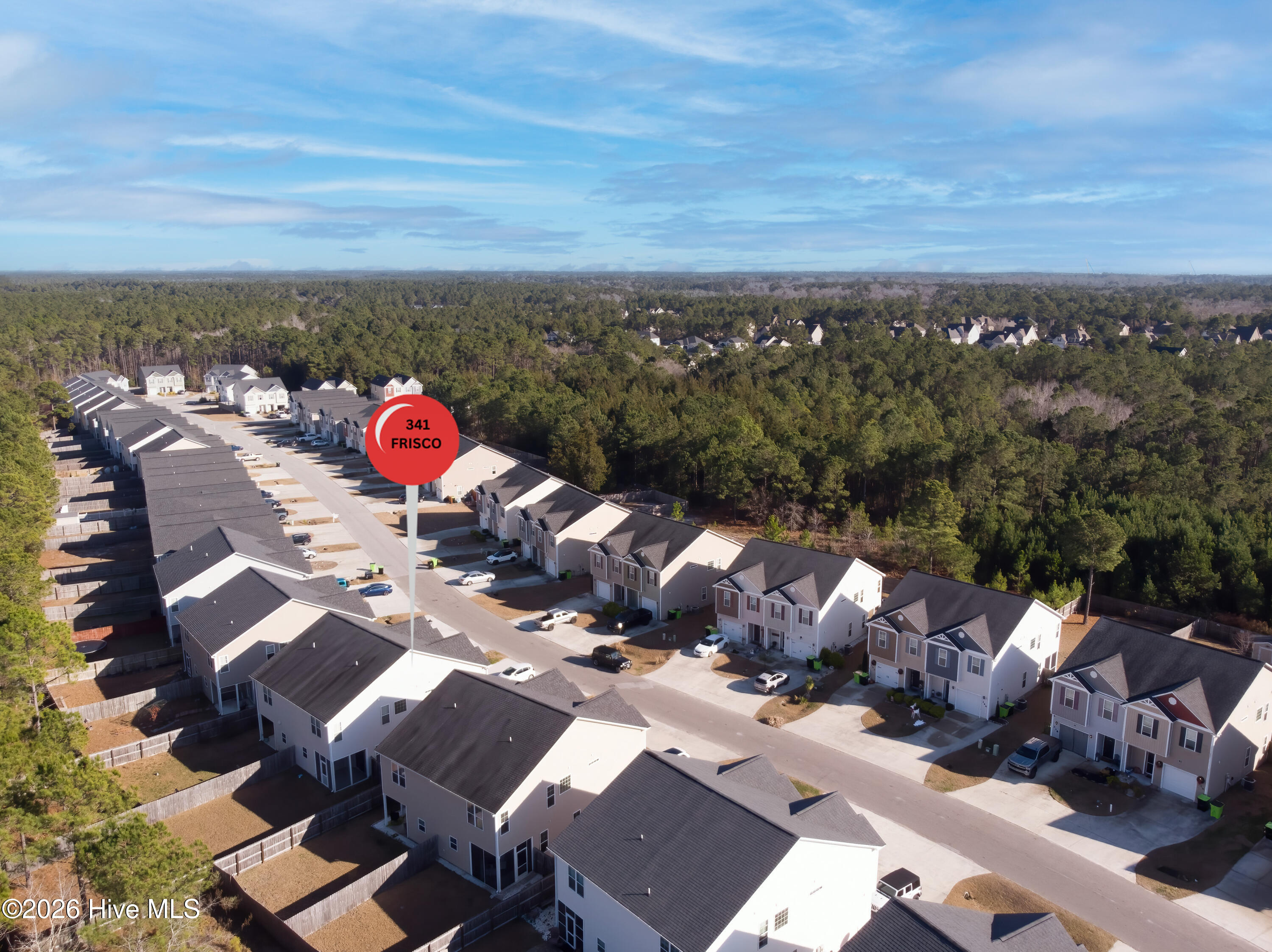 341 Frisco Way Holly Ridge, NC 28445 - Photo 58 of 61 Aerial