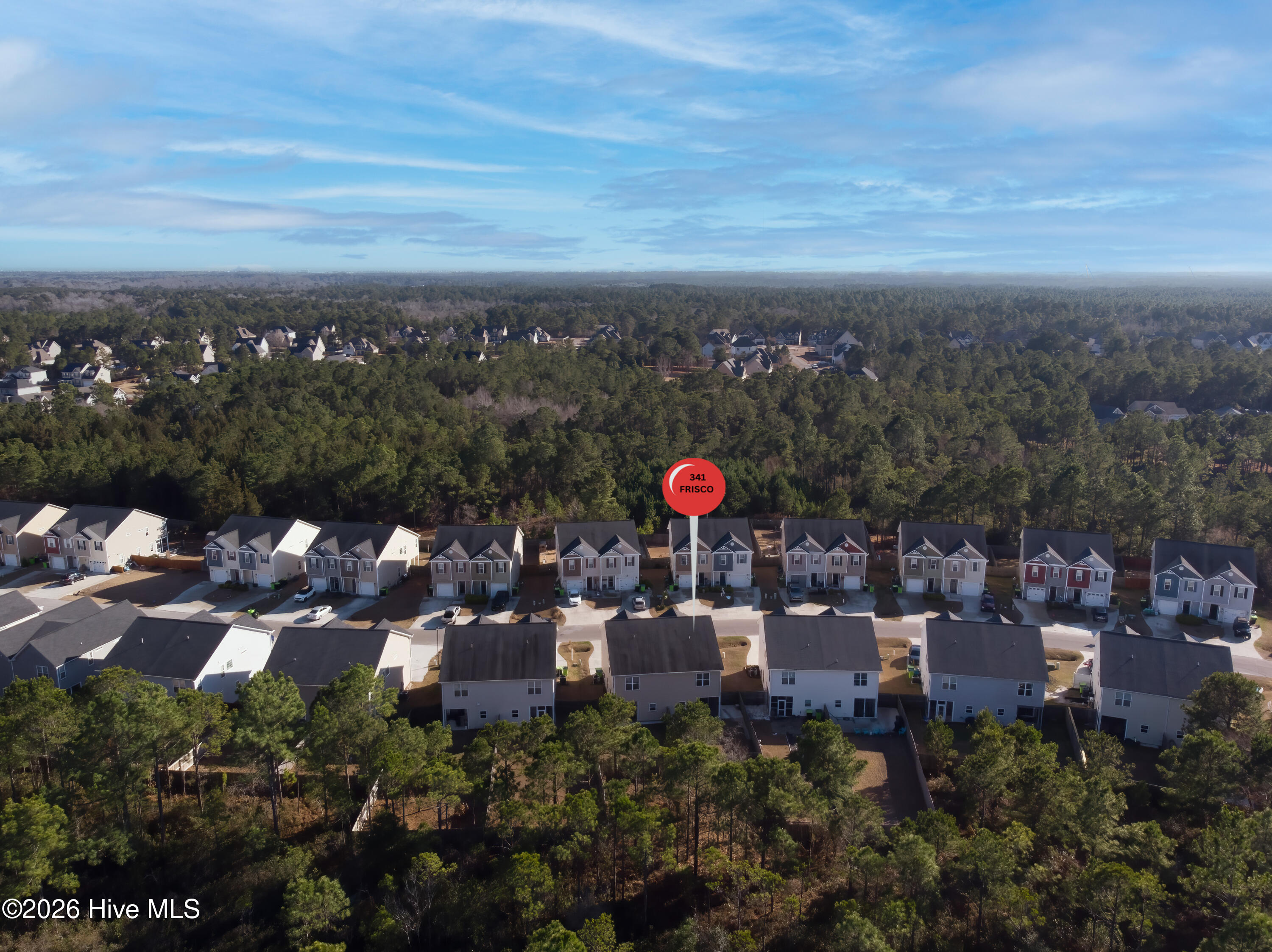 341 Frisco Way Holly Ridge, NC 28445 - Photo 59 of 61 Aerial