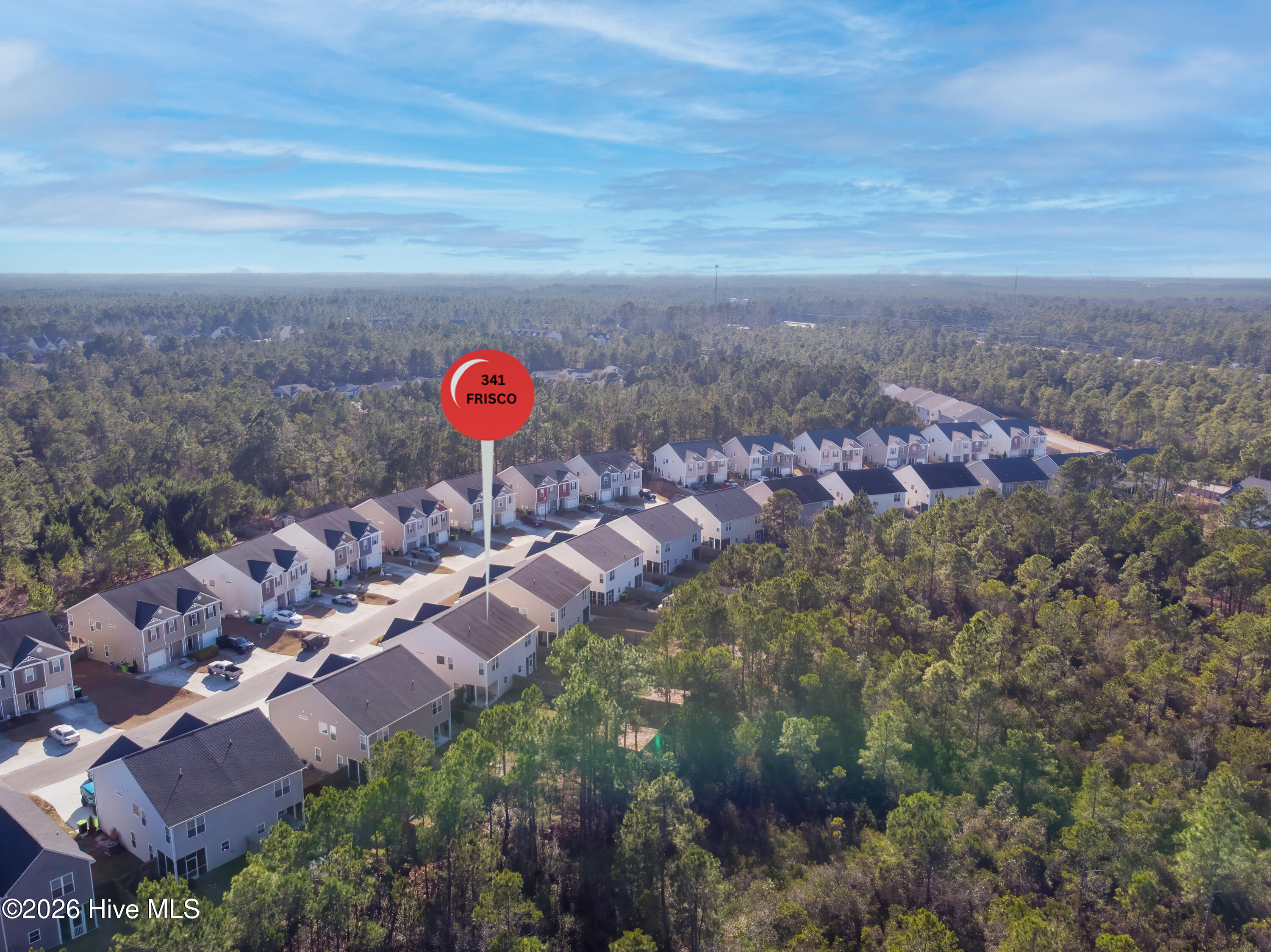 341 Frisco Way Holly Ridge, NC 28445 - Photo 60 of 61 Aerial