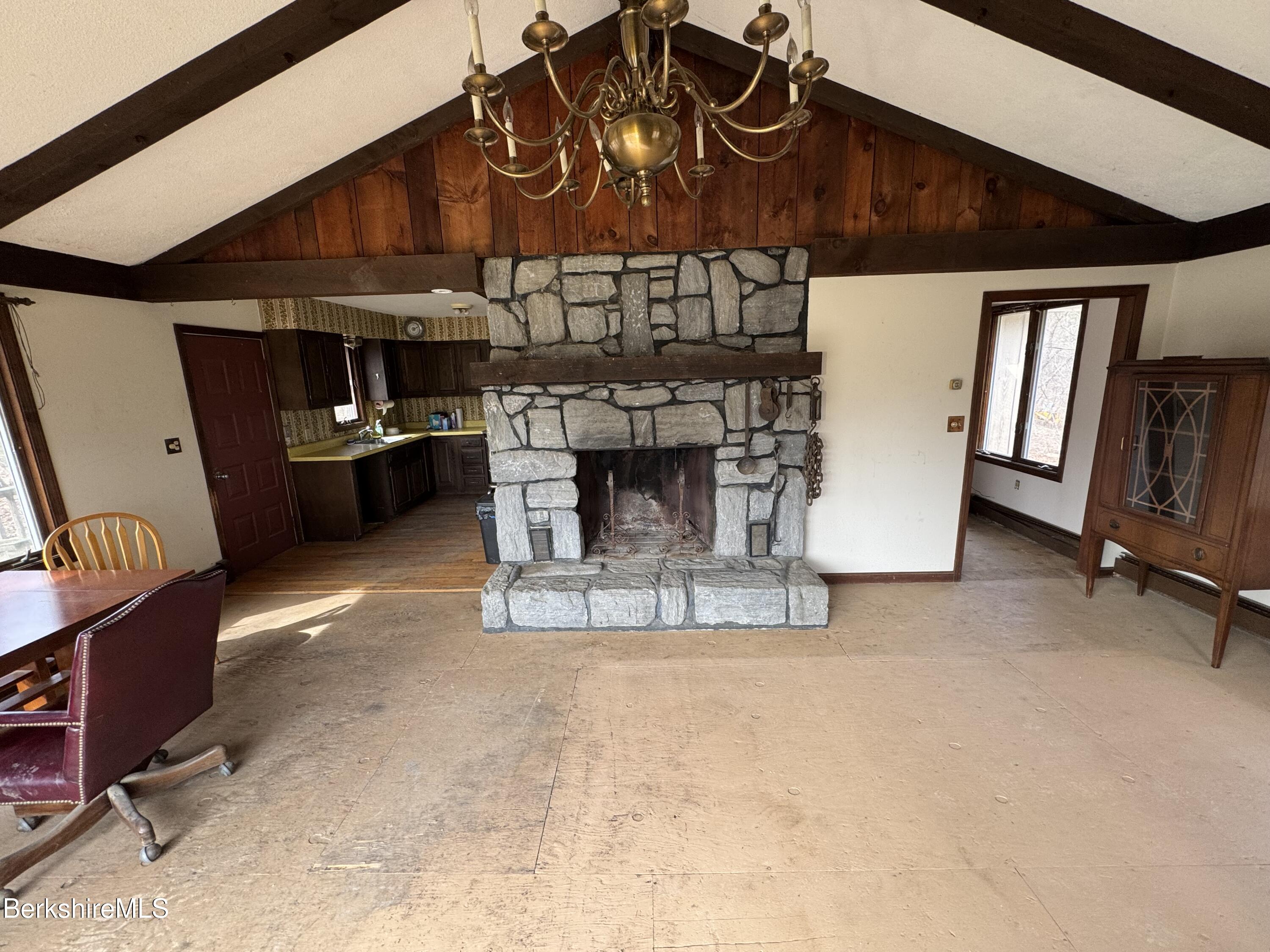 44 C Mt Washington Road Egremont, MA 01230 - Photo 9 of 25 a living room with furniture and a fireplace