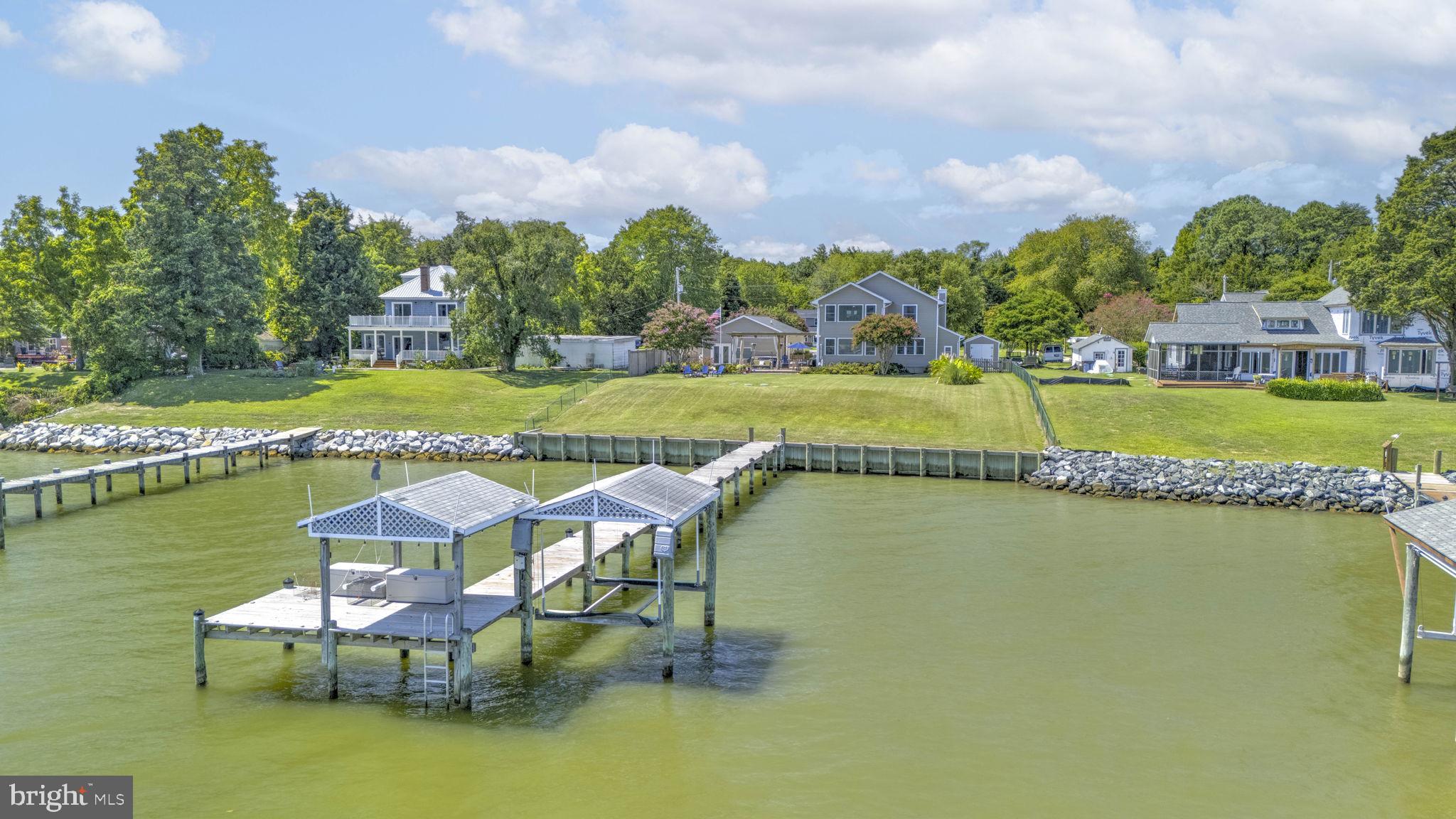 17432 Rock Point Road Newburg, MD 20664 - Photo 53 of 55 Covered Dock with Slip