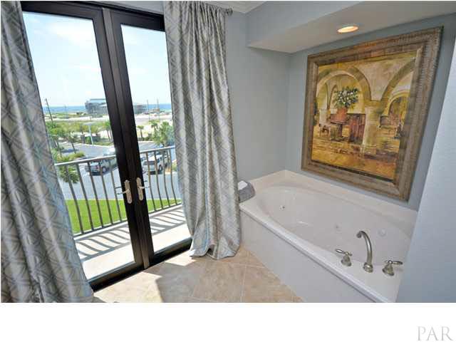 14900 River Road, Unit 308 Perdido Key, FL 32507 - Photo 9 of 24 Master bathroom has a private balcony with views of the Gulf of Mexico