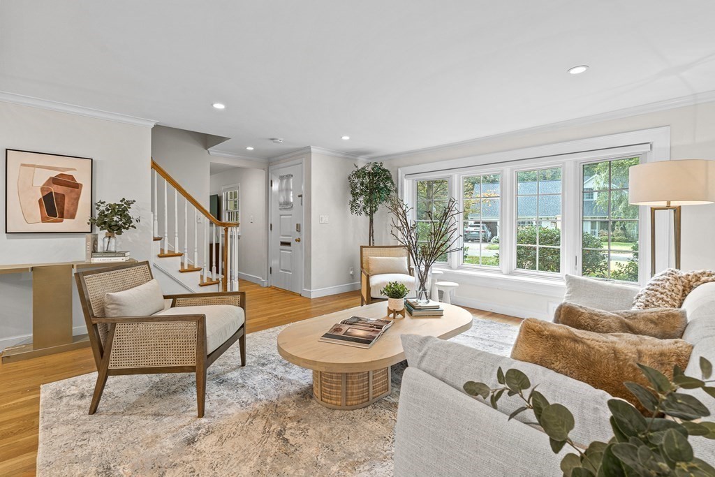 98 Parker Road Wellesley, MA 02482 - Photo 4 of 30 a living room with furniture and a large window