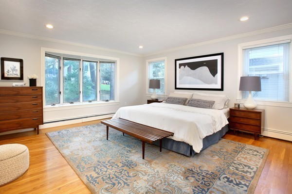 29 Parker Road Needham, MA 02494 - Photo 8 of 14 a spacious bedroom with a bed and a large window