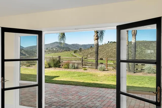 a view of ocean from a window