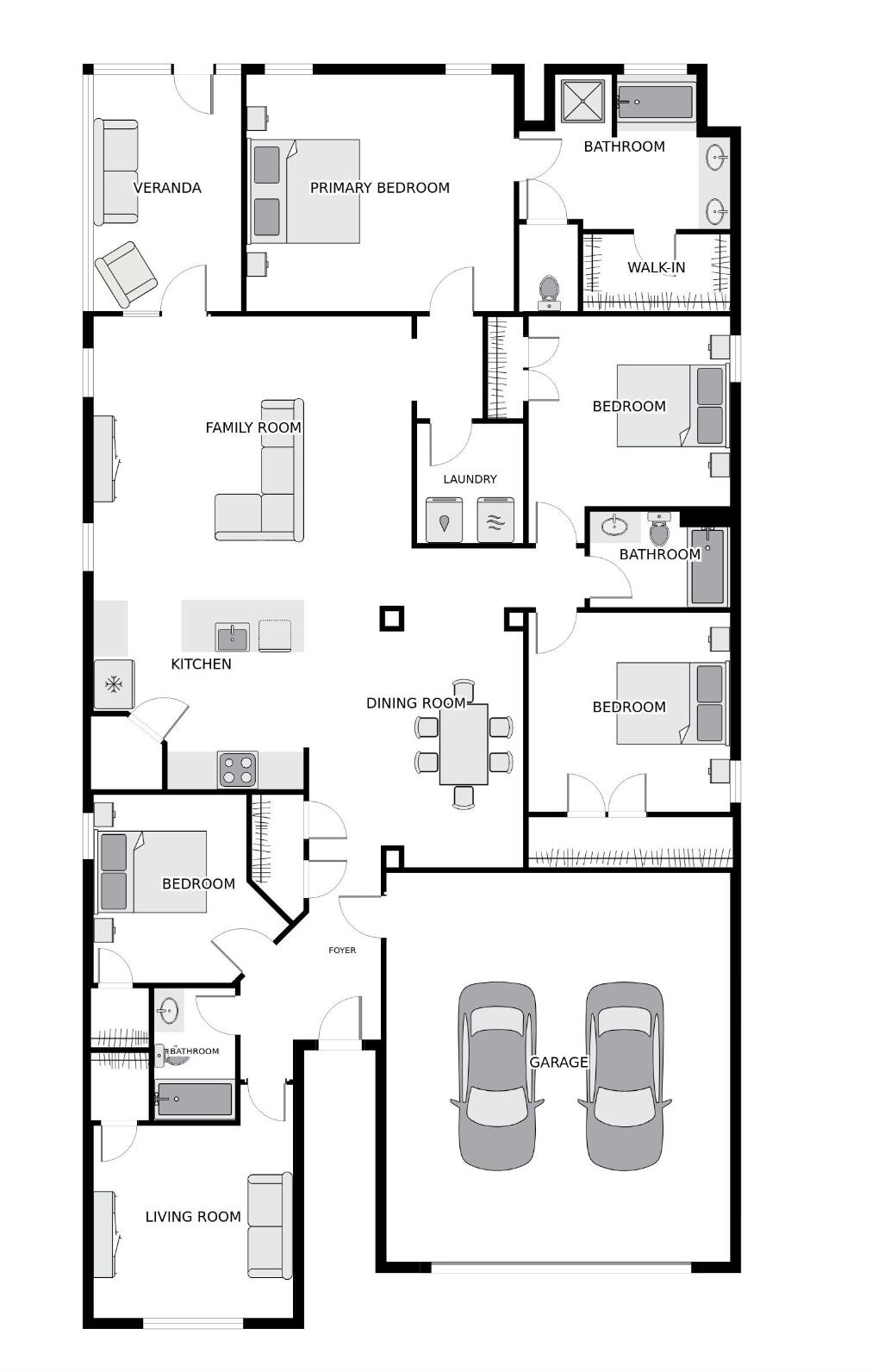 116 Piper Cove Santa Rosa Beach, FL 32459 - Photo 40 of 40 Floor Plan