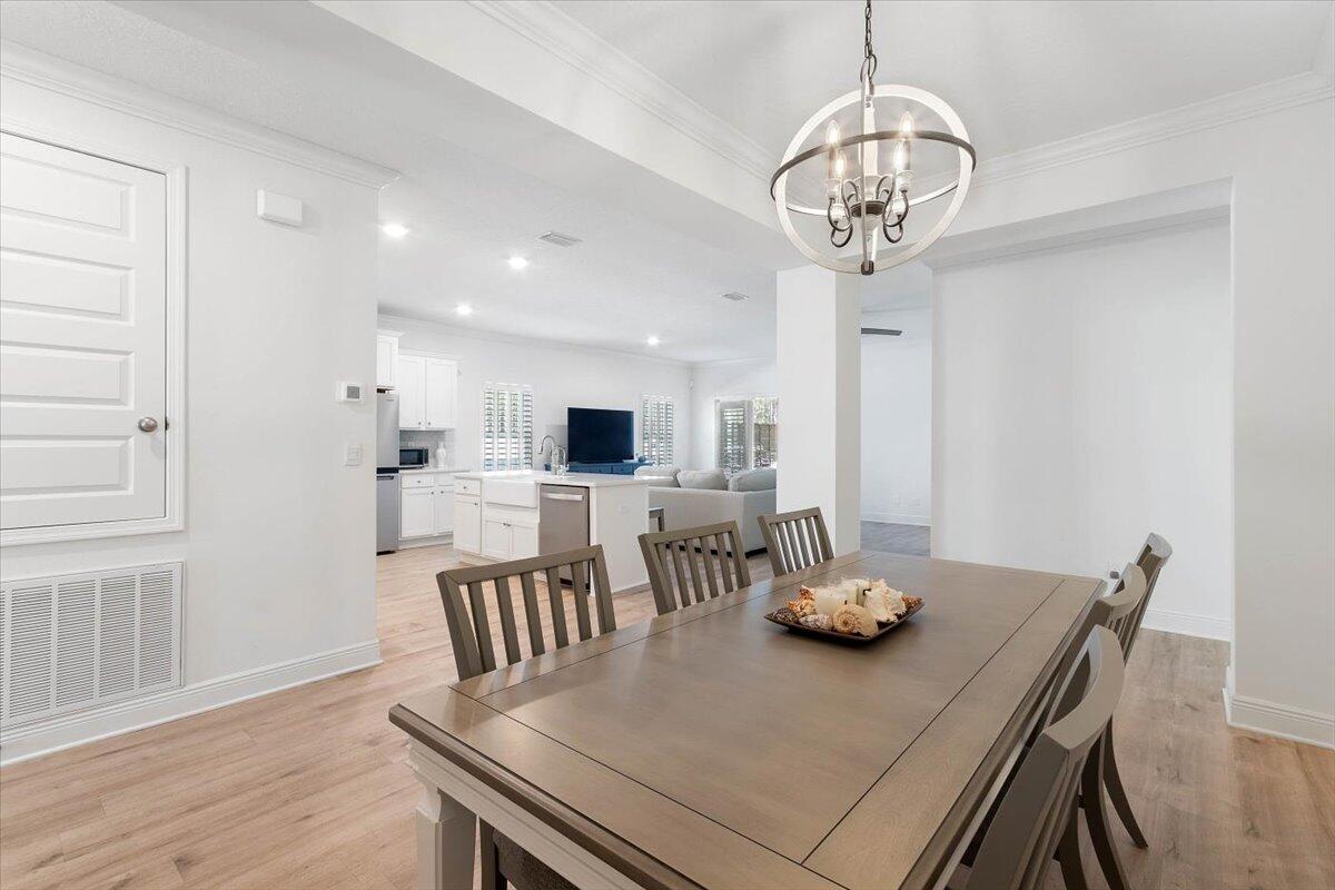 116 Piper Cove Santa Rosa Beach, FL 32459 - Photo 9 of 40 Elegant Dining Space