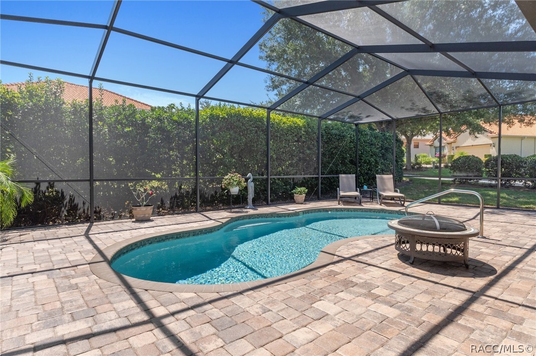 2015 North Rhodes Point Hernando, FL 34442 - Photo 33 of 82 The inviting pool has a salt filtration system.