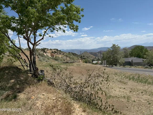 a view of road with side of road