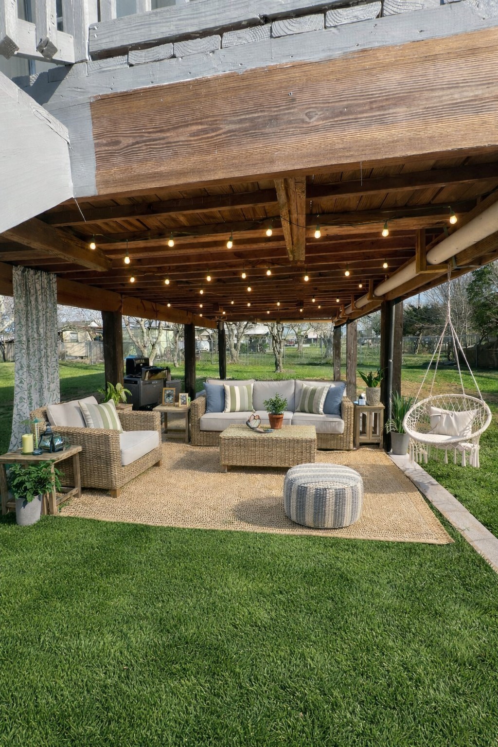 327 17th Street San Leon, TX 77539 - Photo 23 of 23 a view of a backyard with sitting area