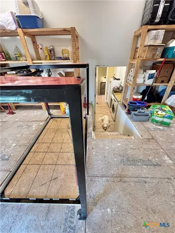 a living room with a fireplace