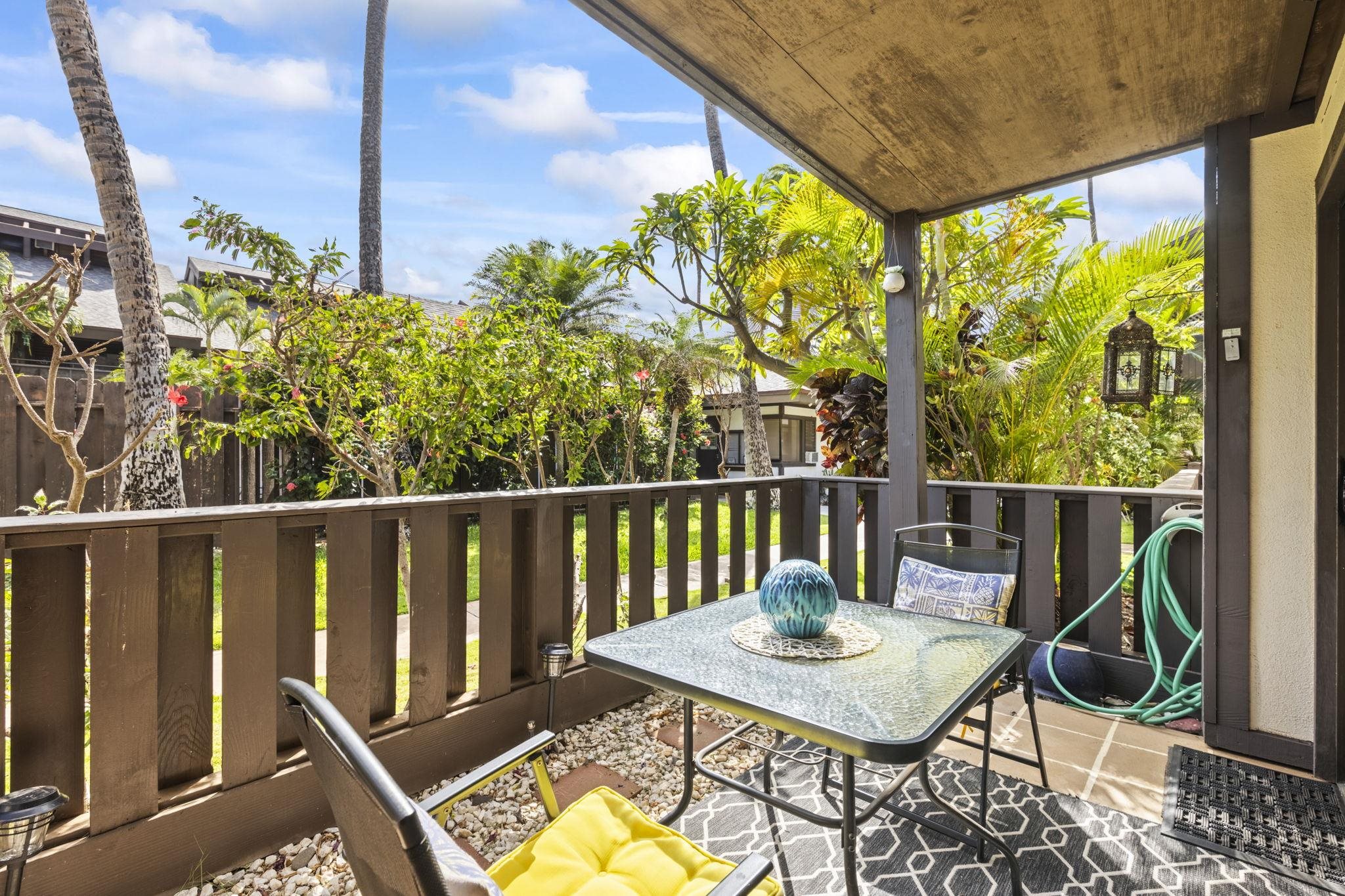 777 South Kihei Road, Unit 105 Kihei, HI 96753 - Photo 6 of 27 a view of a balcony with furniture