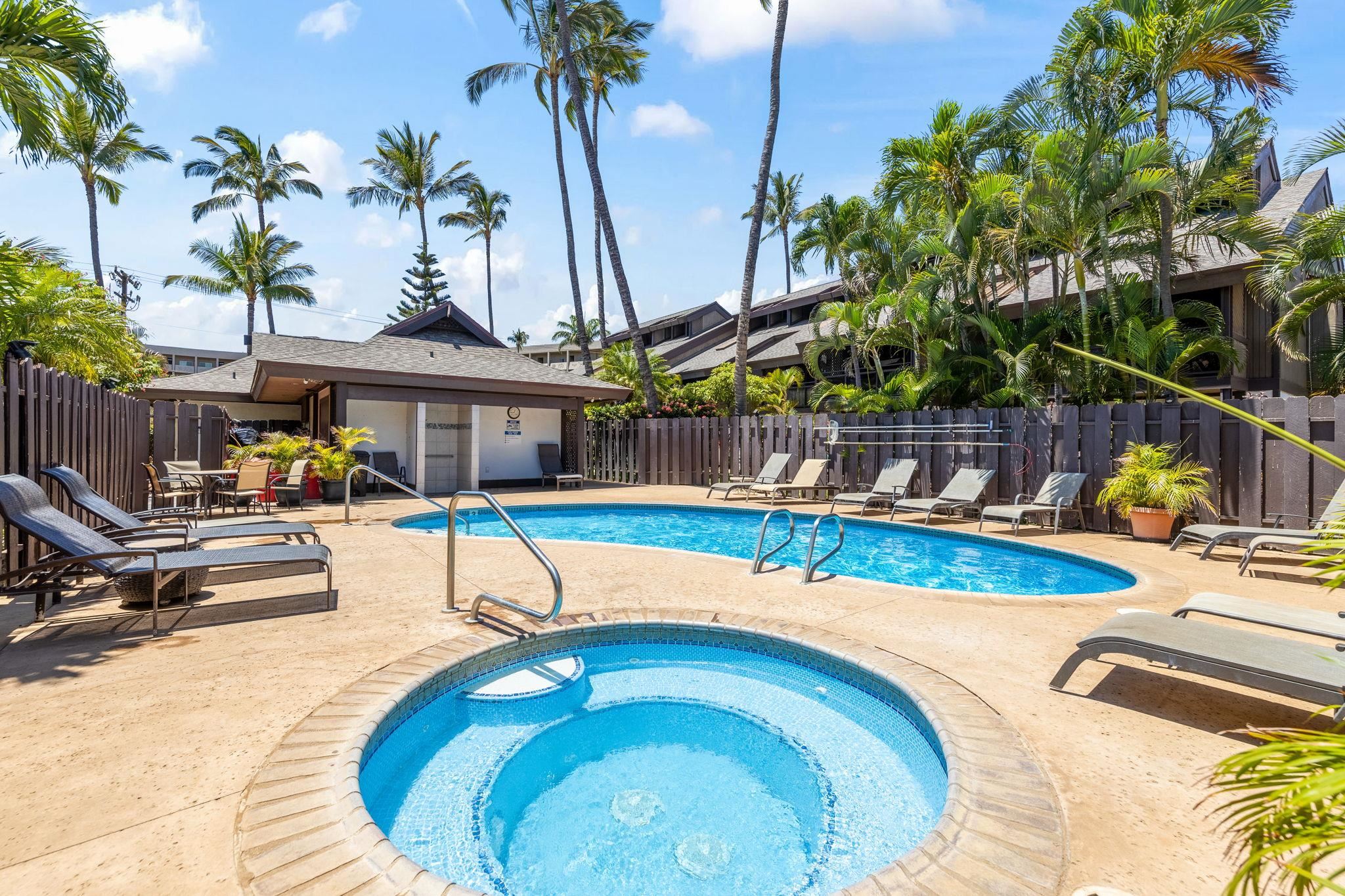 777 South Kihei Road, Unit 105 Kihei, HI 96753 - Photo 7 of 27 a view of a swimming pool with a patio