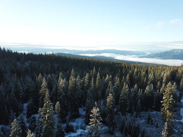 a view of outdoor space and mountain view