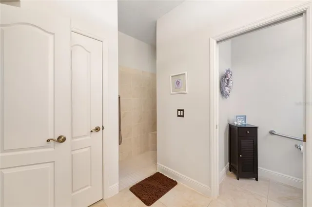 a view of closet area