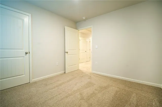 a view of an empty room