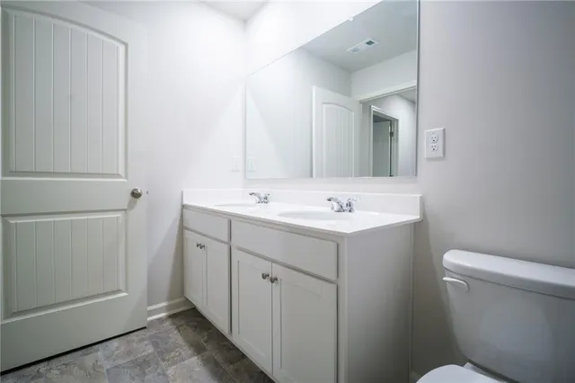 an empty room with a natural light