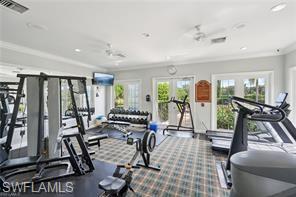 1840 Florida Club Circle, Unit 5206 Naples, FL 34112 - Photo 13 of 13 a view of a room with gym equipment