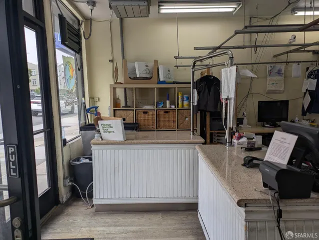 a view of storage and utility room