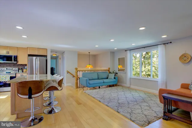 a room with furniture and a window