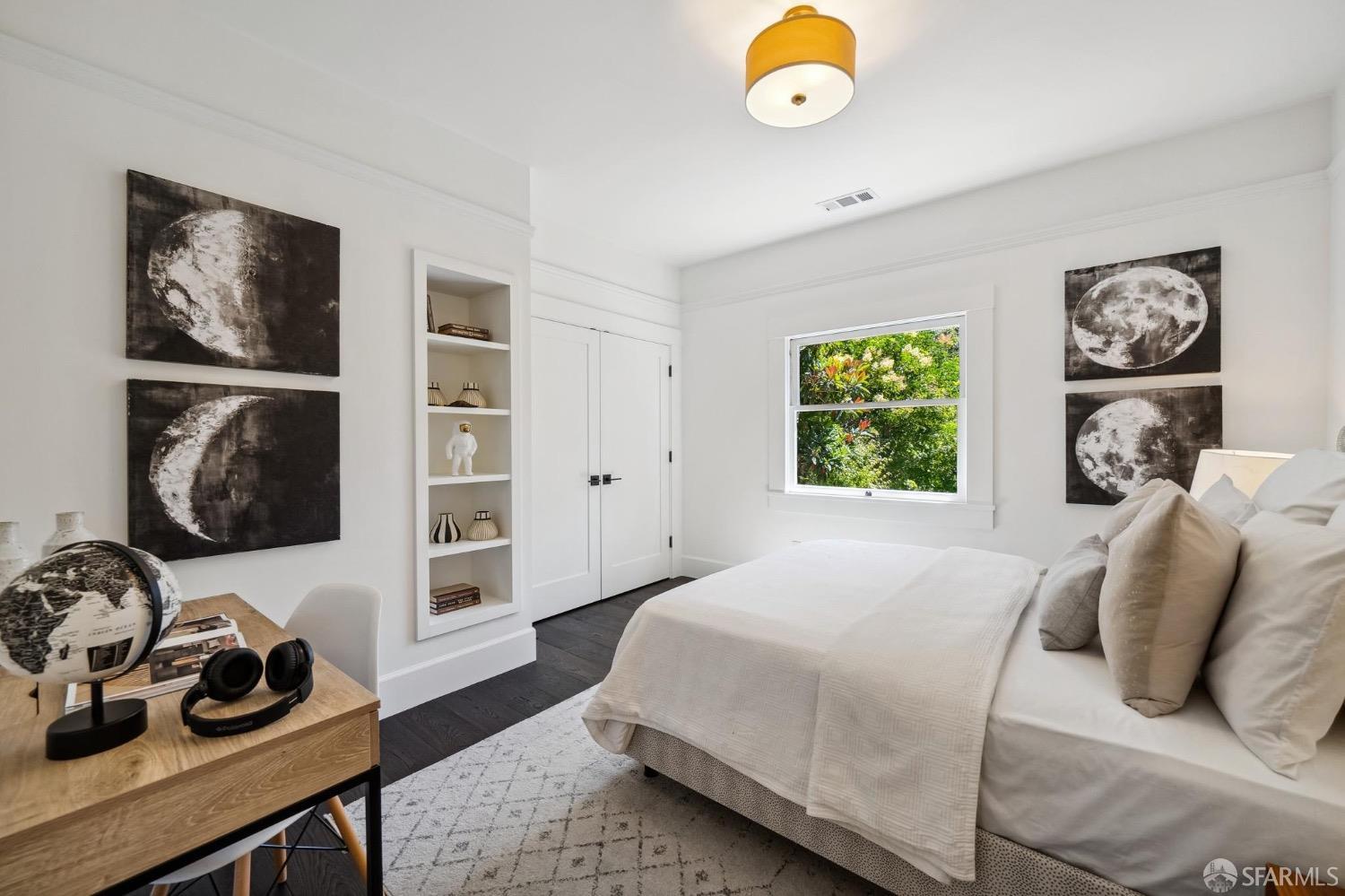 2518 Etna Street Berkeley, CA 94704 - Photo 57 of 99 a bedroom with a bed and a window