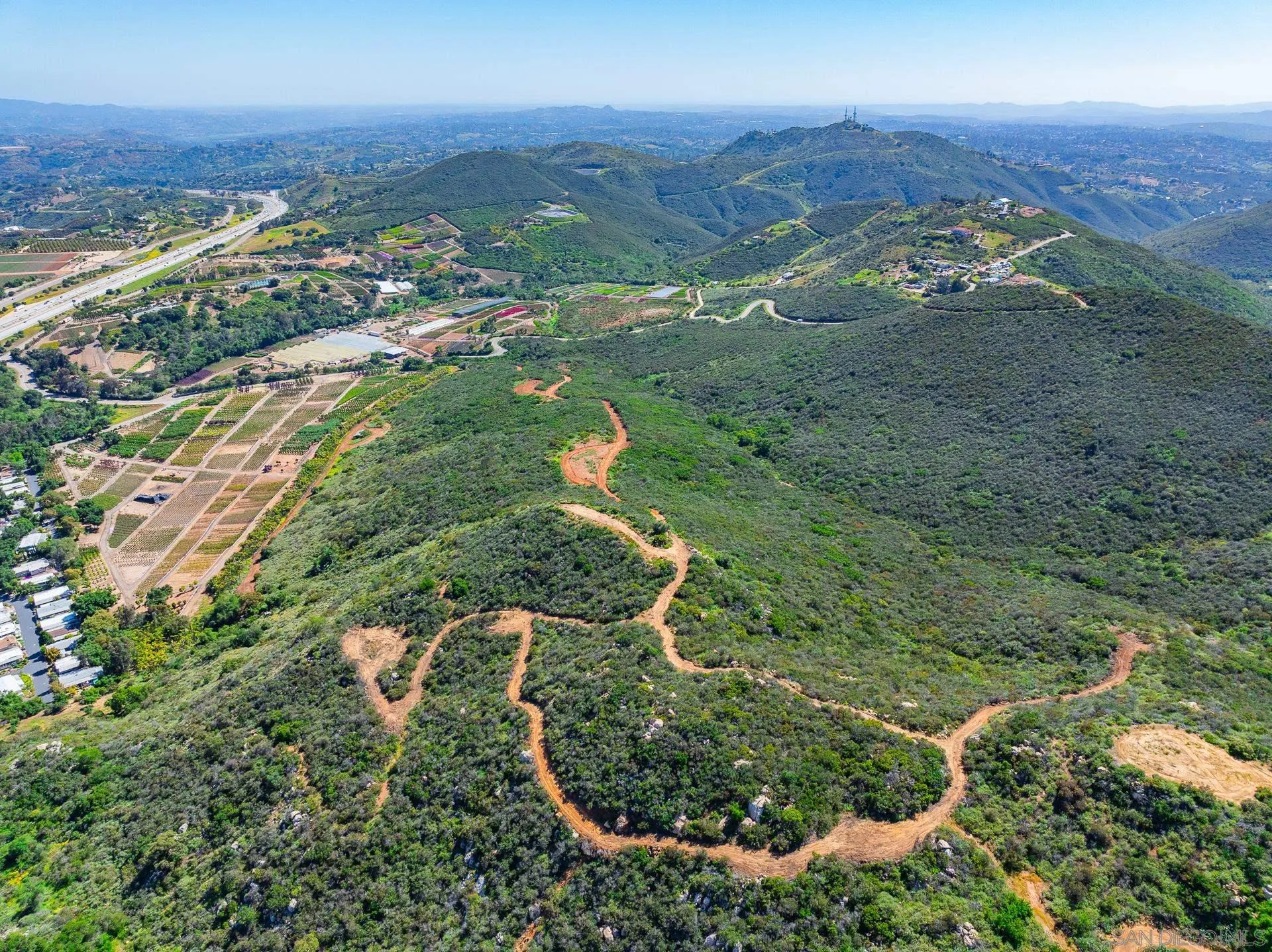 0 Rainbow Glen Fallbrook, CA 92028 - Photo 3 of 26 an aerial view of mountain with trees