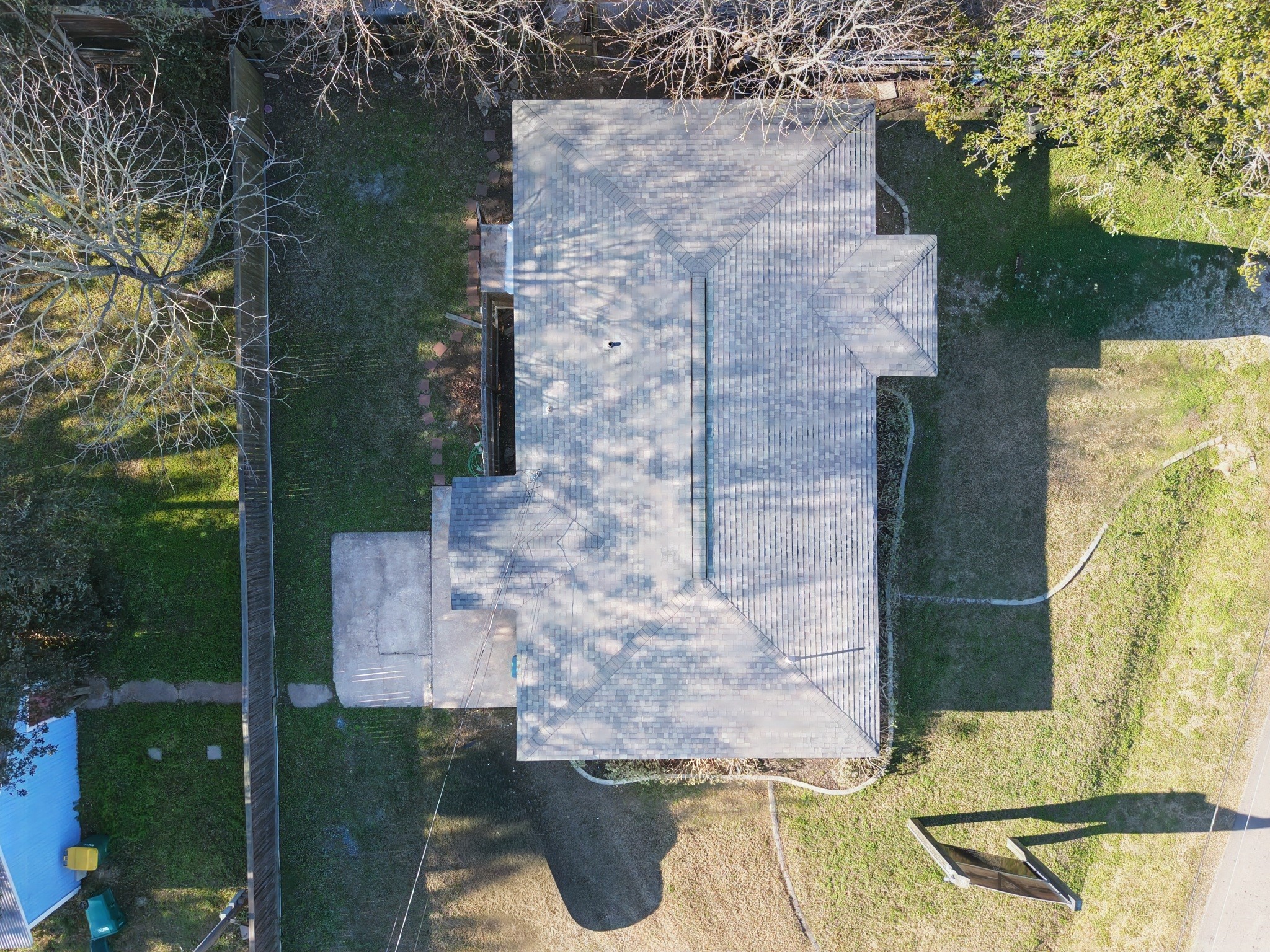 305 Miles Road Bacliff, TX 77518 - Photo 17 of 17 a aerial view of a house with a yard