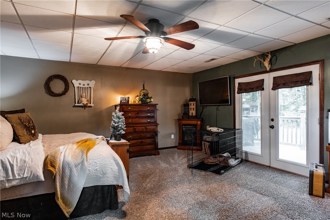 305 Alloway Road Little Hocking, OH 45742 - Photo 25 of 48 Master bedroom with patio doors to back deck