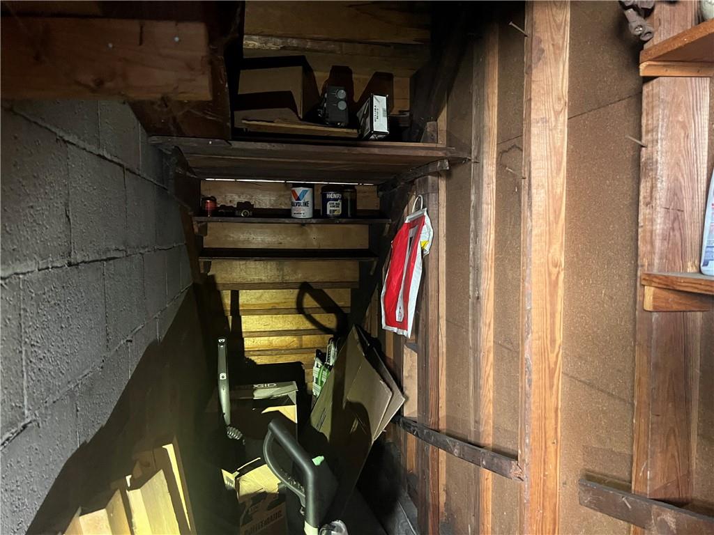 1151 9th Street McKees Rocks, PA 15136 - Photo 26 of 33 a view of walk in closet with clothes and shoes