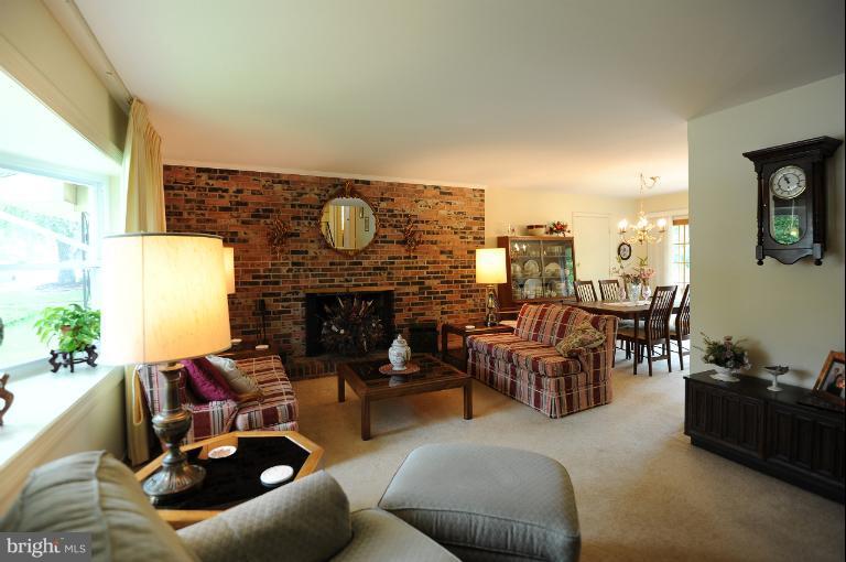 6505 Divine Street McLean, VA 22101 - Photo 11 of 26 a living room with furniture and a fireplace