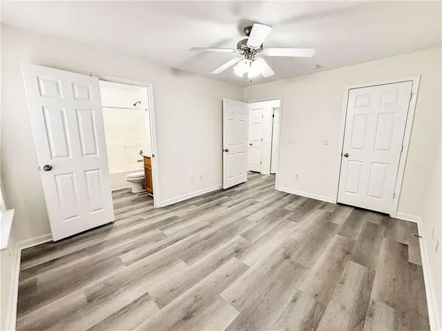 a view of small space with racks on the wall